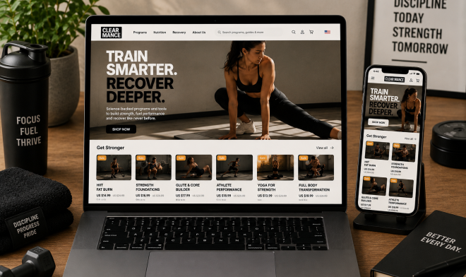 Workout & nutrition guides for active everyday living