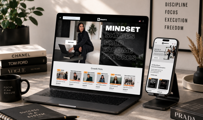 Mindset & automation guides for bold online income