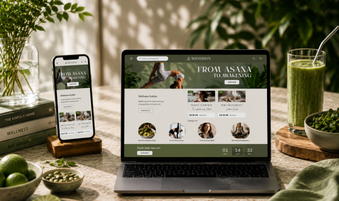 Holistic wellness guides for nutrition & calm