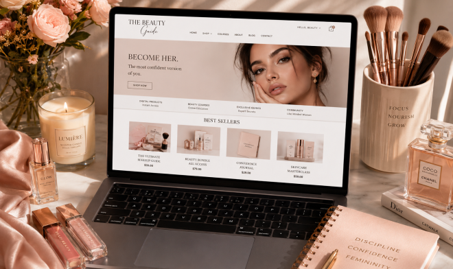 Digital beauty & skincare guides