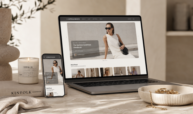 Seasonal capsule guides for summer essentials & color palettes